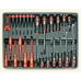 Carro c/ 7 Gavetas e 160 Peças (Vermelho ou Preto)